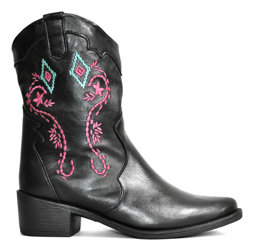 Bota Godiva Country Texana Feminina Preta