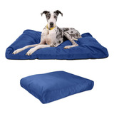 Cama Puff Rectangular Mascotas Perro Raza Grande Extragrande