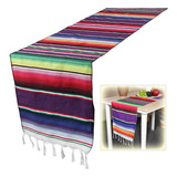 Manta De Estilo Mexicano Para Fiesta, Mantel De Mesa Tejido