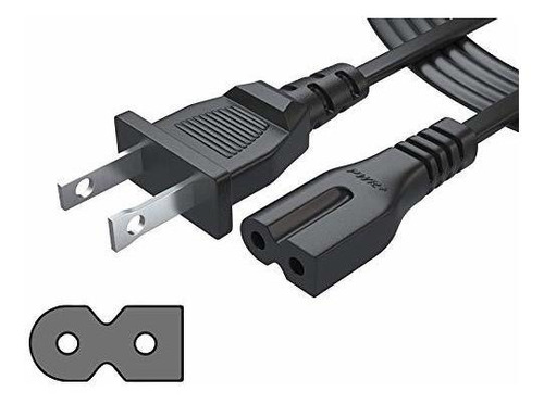 Cable De Alimentación Vizio Tv De 2 Clavijas Para Vizio-led-