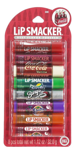 Lip Smackers Party Pack Brillos Labiales, Coca-cola 8 Unida.
