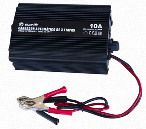 Cargador De Baterías De 12v. Capacidad De Carga 10a