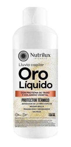 Lluvia Capilar Oro Liquido Protector Termico Nutrilux 