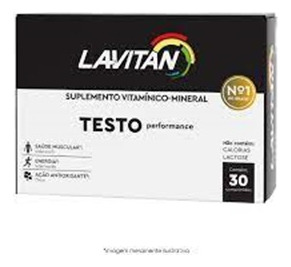 Lavitan Testo Performance Cimed Com 30 Comprimidos