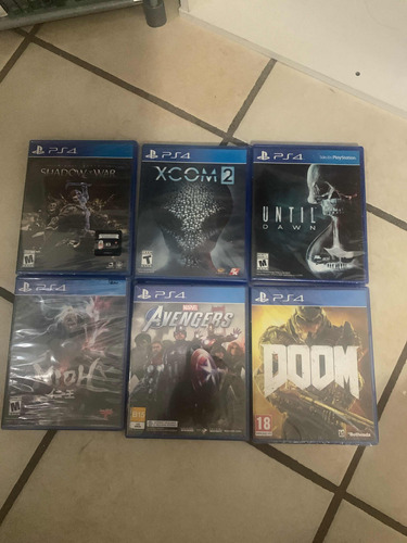 Lote Juegos Ps4 Doom, Avengers, Nooo