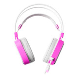 Auriculares Pc Vsg Gemini Blanco Y Rosa Originales