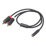 6 Paquete De 2 A 6 Conectores Hembra De Audio 15.75in