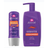 Kit Shampoo E 2 Mascara 3 Min - Aussie Smooth