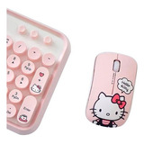 Teclado Bluetooth Inalámbrico Hello Kitty De Kawaii Sanrios