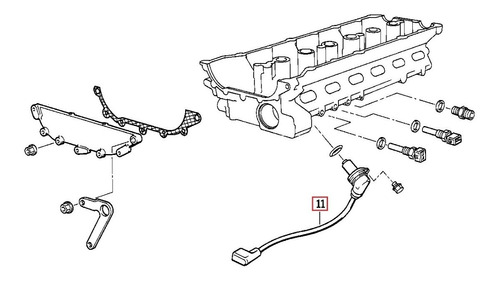 Sensor rbol Levas Bmw E36 320i 325i Motor M50 Foto 4