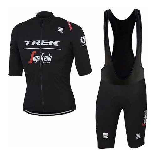 Uniforme Ciclismo Trek Negro 2017 Jersey + Short Bib