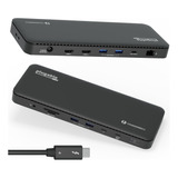 Plugable Estacion De Acoplamiento Con Pantalla Hdmi Dual Thu