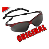 Lentes Nemesis Original Humo Marco Rojo Jackson 22611 Cordon