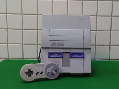 Super Nintendo De Época  1 Controle 1 Jogo A Escolher 