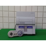 Super Nintendo De Época  1 Controle 1 Jogo A Escolher 