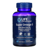 Life Extension Super Omega 3 Epa/dha 60 Softgels