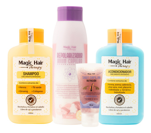 Magic Hair Boom Repolarizador Shampoo Y Acondicionador
