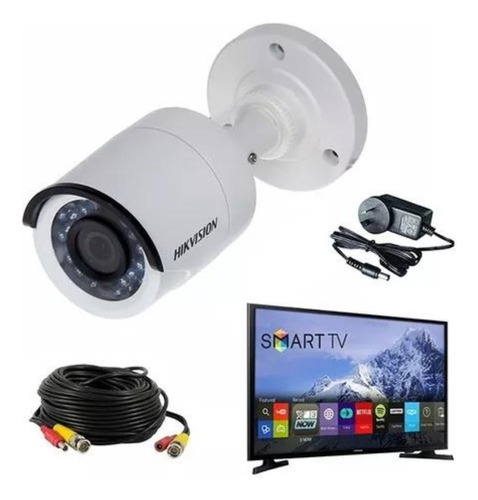 Kit Seguridad Camara Infrarroja Listo P/ Conectar A Tv O Dvr