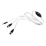 Adaptador De Cable Midi De Entrada/salida Usb Para Pc A Tecl