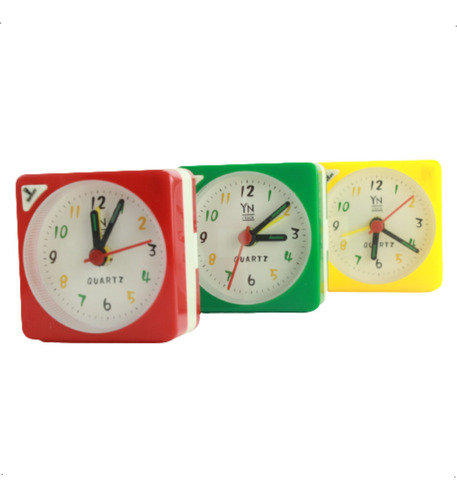 Despertador Soneca Alarme 3 Toques Com Luz Yn Clock Barato