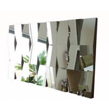 Painel De Espelho 3d Quadro Grande Pronto Mosaico 160x90x6cm