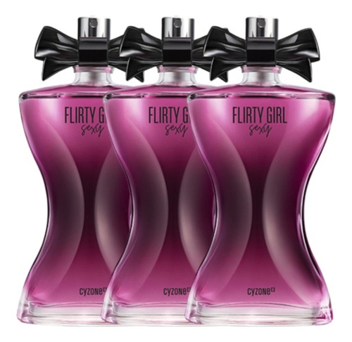 Perfume Flirty Girl Sexy De Cyzone 2 Unidades 