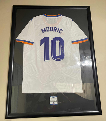 Jersey Real Madrid 21/22 Firmada Por Luka Modric