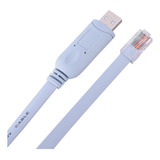 Cable Plano De Consola Serie Cat5 Usb2.0 Macho A Rj45 Macho