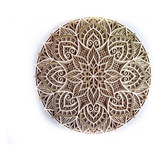 Panel Mandala Flor De Amor Multicapas 8 Capas 60x60 Cm