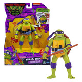 Figura Tortugas Ninja Donatello Mutant Mayhem C/ Sonido 14cm