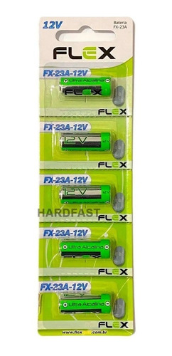 Bateria Flex 23a 12v Cartela C/5 Alcalina