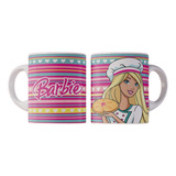 Taza Plastica Personalizada Barbie Nro75