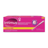 Intimus Absorvente Sports Médio Com Aplicador 8 Unidades