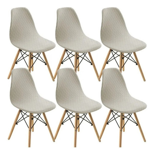 Kits De Fundas Para Sillas Eames, De Jacquard Elástico, De 4