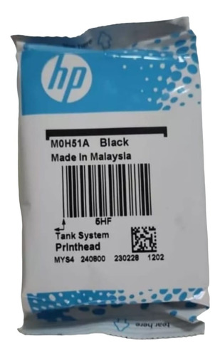 Cabezal Hp Negro Gt 5810 5820 Ink 115 315 415 Cartucho