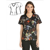 Top De Uniforme Clínico Mujer, Pinocho Disney Tens Enfermera