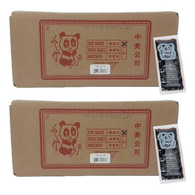 Sobres De Salsa De Soya Premium Panda 2 Cajas De 450pzas | Envío gratis