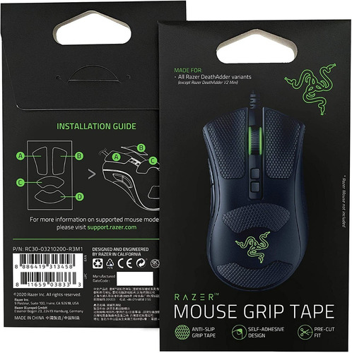 Razer Mouse Grip Tape Para Razer Deathadder V2