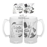 Mug Cervecero Taza Harry Potter Vidrio Opalizado 01