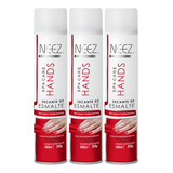 Kit 3 Secante De Esmalte 400ml Profissional Spray Para Unha