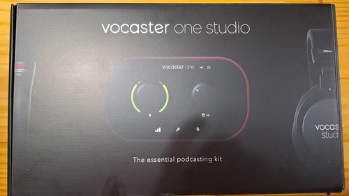 Interface De Áudio Para Gravação Vocaster One Studio