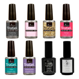 Ezflow Trugel X6 Esmaltes Semipermanentes + Base + Top Gel