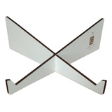 Soporte Notebook Premium Mdf Blanco 6,5mm Grabado X 5 Unid