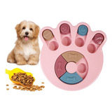 Comedero Interactivo Para Perros, Rompecabezas Para Mascotas, Color Rosa