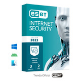 Antivirus Eset® Internet Security 3pc - 2 Años