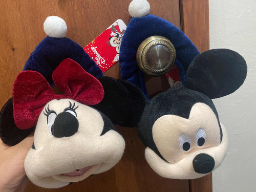 Colgantes Para Puerta De Mickey Y Minnie Navideños Disney