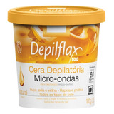 Depilflax Cera Depilatória Para Micro-ondas Natural 100g