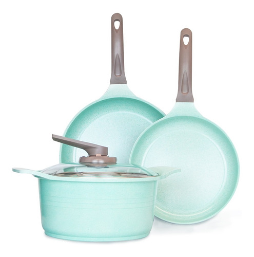 Sartenes Jade Antiadherente Juego 3 Piezas Cook Jade Pan 