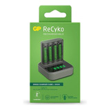 Carregador De Pilhas Gp Aa/aaa Com Dock 4 Pilhas Aaa 950mah