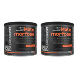 Pré Treino Metamorfose 200g Cafeína, Zma, Taurina, 2 Latas